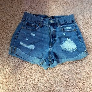 aeropostale denim jean shorts